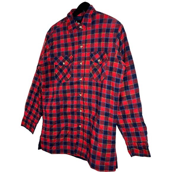 Timber Ridge Flannel plaid Long Sleeve Button Down - Picture 3 of 8